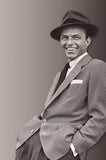 Frank Sinatra Suit Fedora poster tin Metal Print Wall Art