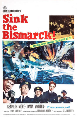 Sink The Bismarck Movie Metal Print 8inx12in The Poster Depot