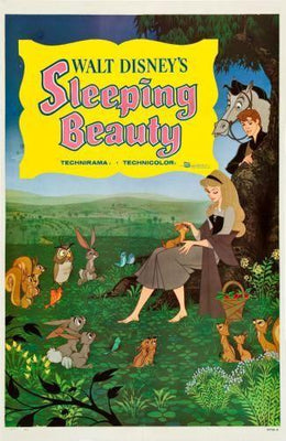 Sleeping Beauty movie poster Metal Print 8in x 12in