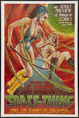 Space Thing Metal Movie Poster 8in x 12in The Poster Depot