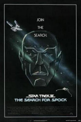 Star Trek The Search For Spock movie poster Metal Print 8in x 12in