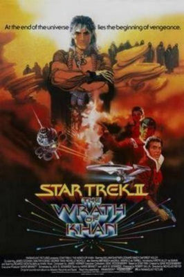 Star Trek The Wrath Of Khan Metal Movie Poster 8in x 12in The Poster Depot