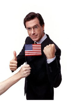 Stephen Colbert Poster Fist Flag 24inx36in The Poster Depot