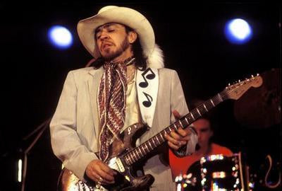 Stevie Ray Vaughn poster tin Metal Print Wall Art