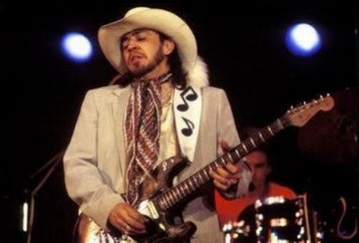 Stevie Ray Vaughn Metal Print 8in x 12in