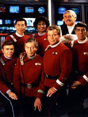 Star Trek Tos Cast poster tin Metal Print Wall Art
