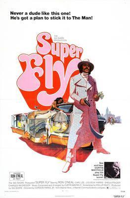Superfly movie poster Metal Print 8in x 12in