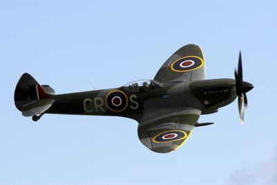 Super Marine Spitfire Mkxvi Metal Print 8in x 12in