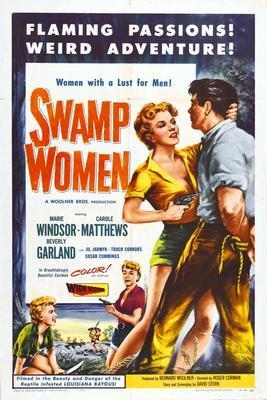 Swamp Women movie poster Metal Print 8in x 12in