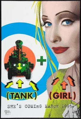 Tank Girl movie poster Metal Print 8in x 12in