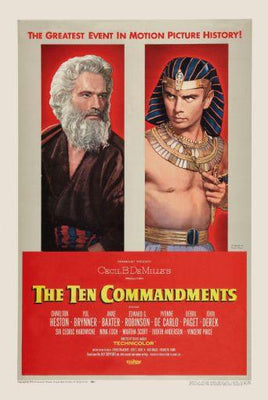 Ten Commandments The Metal Print 8in x 12in The Poster Depot