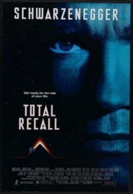Total Recall movie poster Metal Print 8in x 12in