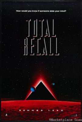 Total Recall Metal Movie Poster 8in x 12in