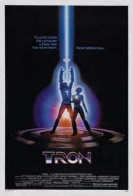 Tron movie poster Metal Print 8in x 12in