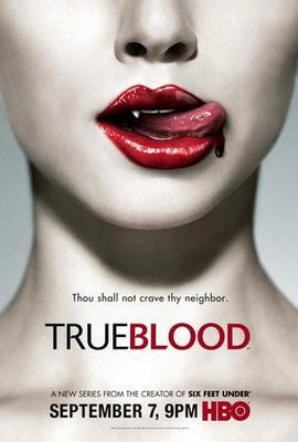 True Blood Metal Print 8in x 12in