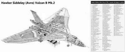 Vulcan Cutaway poster tin Metal Print Wall Art