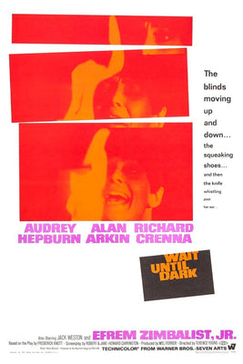 Wait Until Dark movie poster Metal Print 8in x 12in