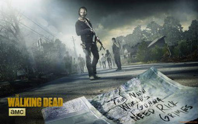 Walking Dead Metal Poster Choose Style The Poster Depot