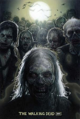 Walking Dead poster tin Metal Print Wall Art