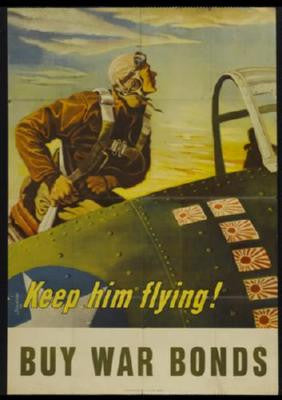 War Bonds poster #01 Keep Him Flying 11inx17in poster The Poster Depot