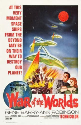 War Of The Worlds movie poster Metal Print 8in x 12in