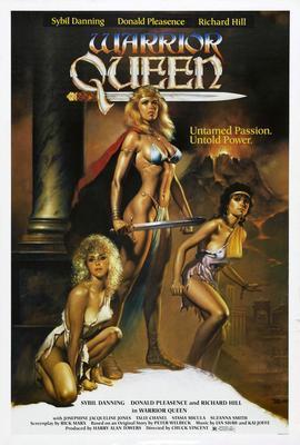 Warrior Queen movie poster Metal Print 8in x 12in