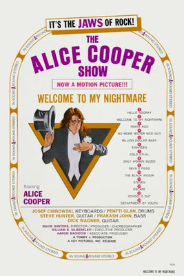 Welcome To My Nightmare poster Alice Cooper 11 inch x 17 inch poster The Poster Depot