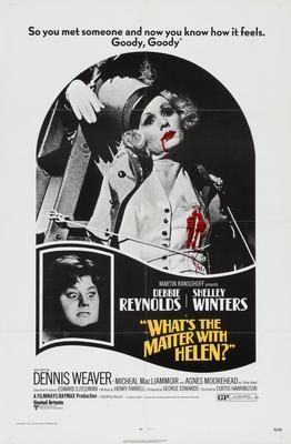 Whats The Matter With Helen movie poster Metal Print 8in x 12in