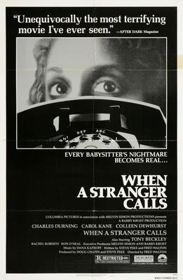 When A Stranger Calls Movie Poster Metal Poster Choose Style The Poster Depot