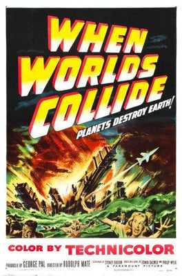 When Worlds Collide Metal Movie Poster 8in x 12in