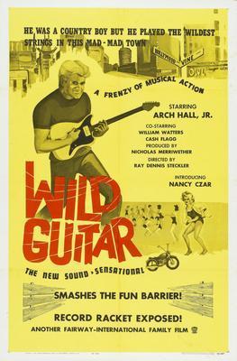 Wild Guitar movie poster Metal Print 8in x 12in