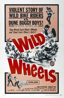 Wild Wheels movie poster Metal Print 8in x 12in