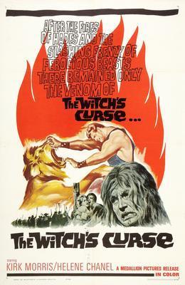Witchs Curse The movie poster Metal Print 8in x 12in
