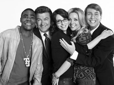 30 Rock Poster Black and White Mini Poster 11"x17"