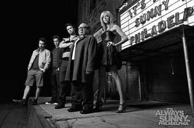 Its Always Sunny In Philadelphia Poster Black and White Mini Poster 11"x17"