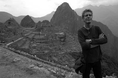 Anthony Bourdain Black and White Metal Poster Choose Style The Poster Depot