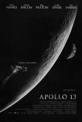 Apollo 13 Metal Poster Print 8in x 12in 12"x16" Black and White The Poster Depot
