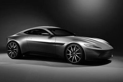 Aston Martin Db10 Metal Poster Print 8in x 12in 12"x16" Black and White The Poster Depot