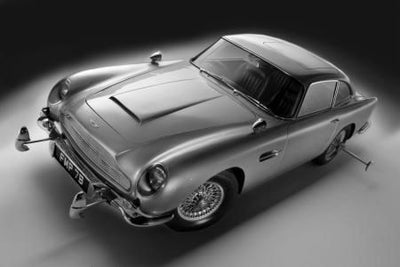 Aston Martin Db5 Poster Black and White Mini Poster 11"x17"