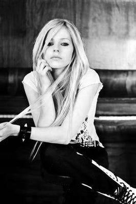 Avril Lavigne Poster Black and White Poster 16x24 The Poster Depot