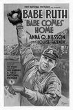 Babe Ruth poster tin Metal Print Wall Art
