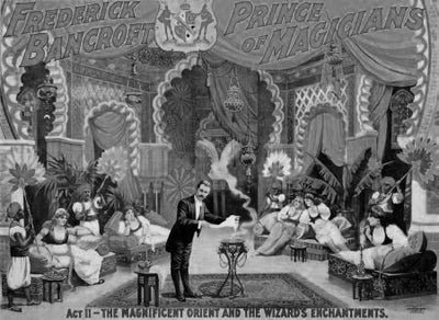 Bancroft Magic poster tin Metal Print Wall Art