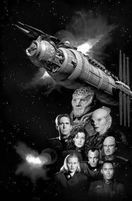 Babylon 5 Poster Black and White Poster 16x24 The Poster Depot