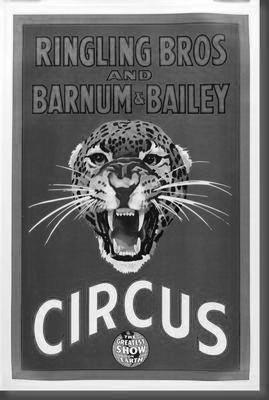 Ringling Bros. Circus poster tin Metal Print Wall Art