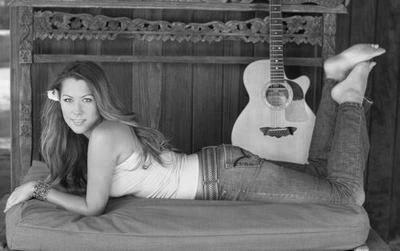 Colbie Caillat Metal Poster Print 8in x 12in 12"x16" Black and White The Poster Depot