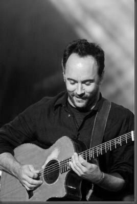 Dave Matthews Poster Black and White Poster 24x36 The Poster Depot