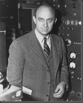 Enrico Fermi Poster Black and White Poster On Sale United States