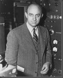 Enrico Fermi poster tin Metal Print Wall Art