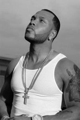 Flo Rida black and white poster