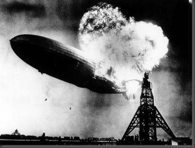 Hindenberg The black and white poster